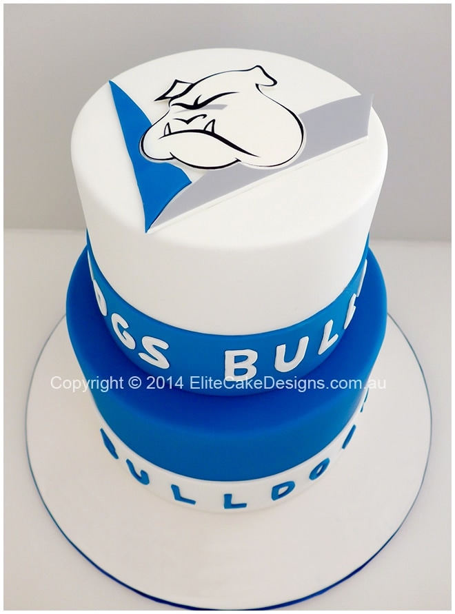 Bulldogs corporate cake in Sydney